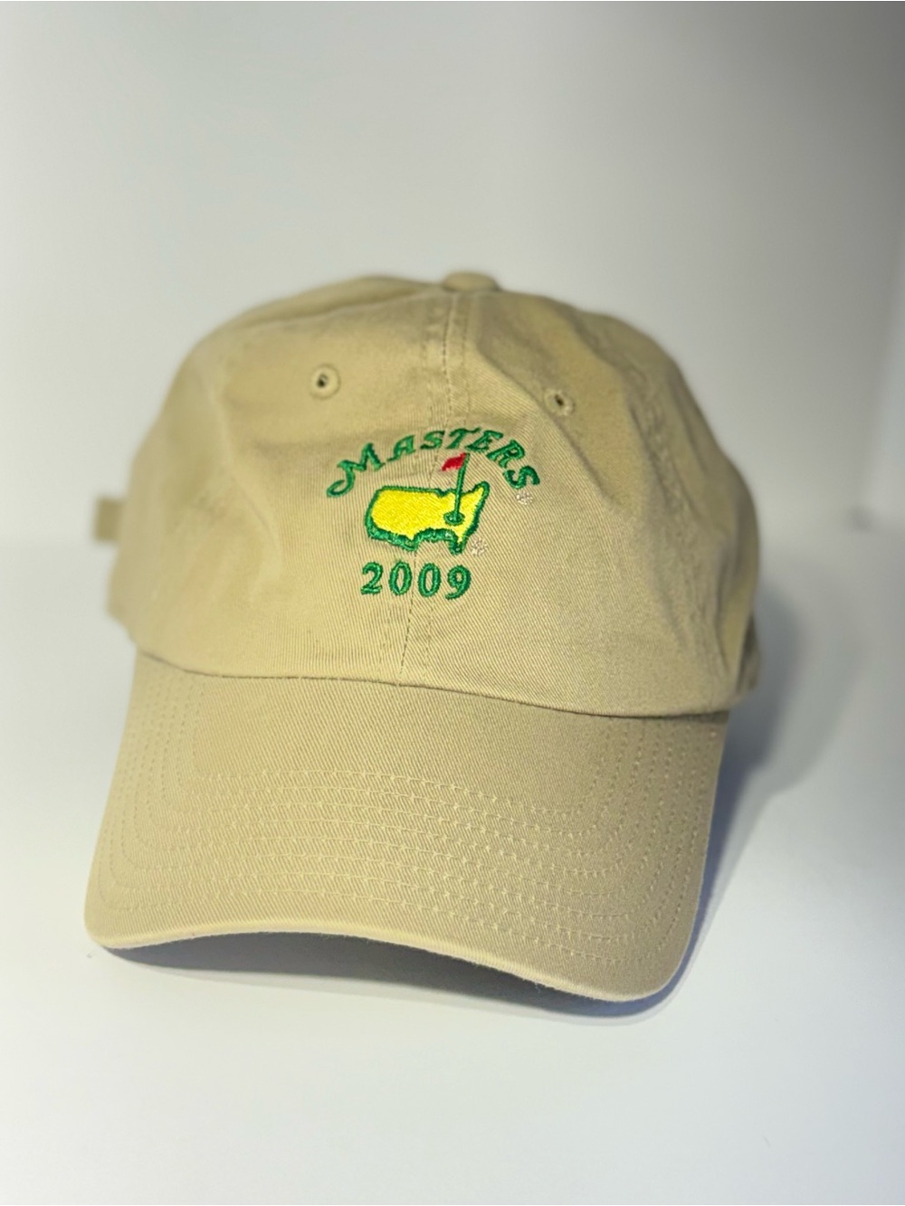 American Needle Masters 2009 Golf
Tournament Adjustable Hat Khaki Tan Dad Hat